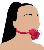 Gagball mit Vibration Rosie