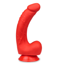 Laden Sie das Bild in den Galerie-Viewer, Gebogener Silikon-Dildo mit Saugnapf