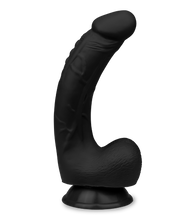 Laden Sie das Bild in den Galerie-Viewer, Gebogener Silikon-Dildo mit Saugnapf