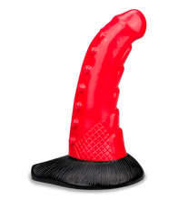 Laden Sie das Bild in den Galerie-Viewer, Gekrümmter Drachendildo mit Saugnapf 23,5cm