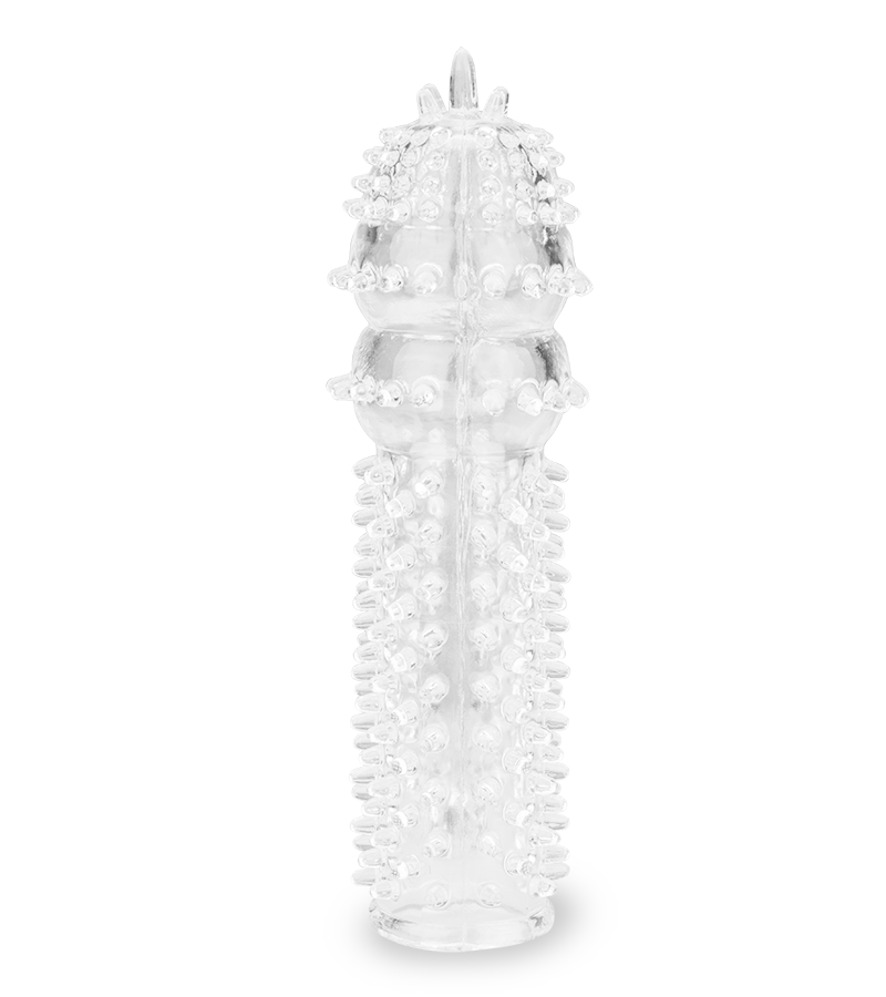 Genoppte Penishülle mit Reizer