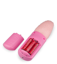 Laden Sie das Bild in den Galerie-Viewer, Genoppter Klitoris- &amp; Vagina-Stimulator mit Vibration