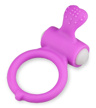 Laden Sie das Bild in den Galerie-Viewer, Genoppter Vibro-Penisring aus Silikon