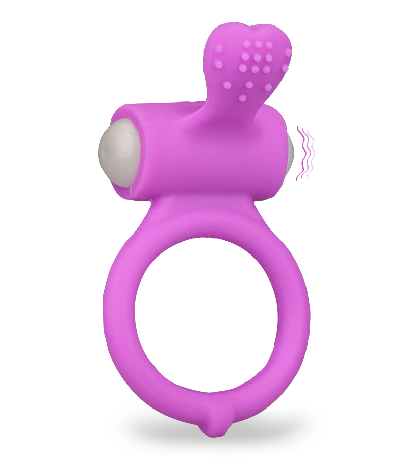 Genoppter Vibro-Penisring aus Silikon