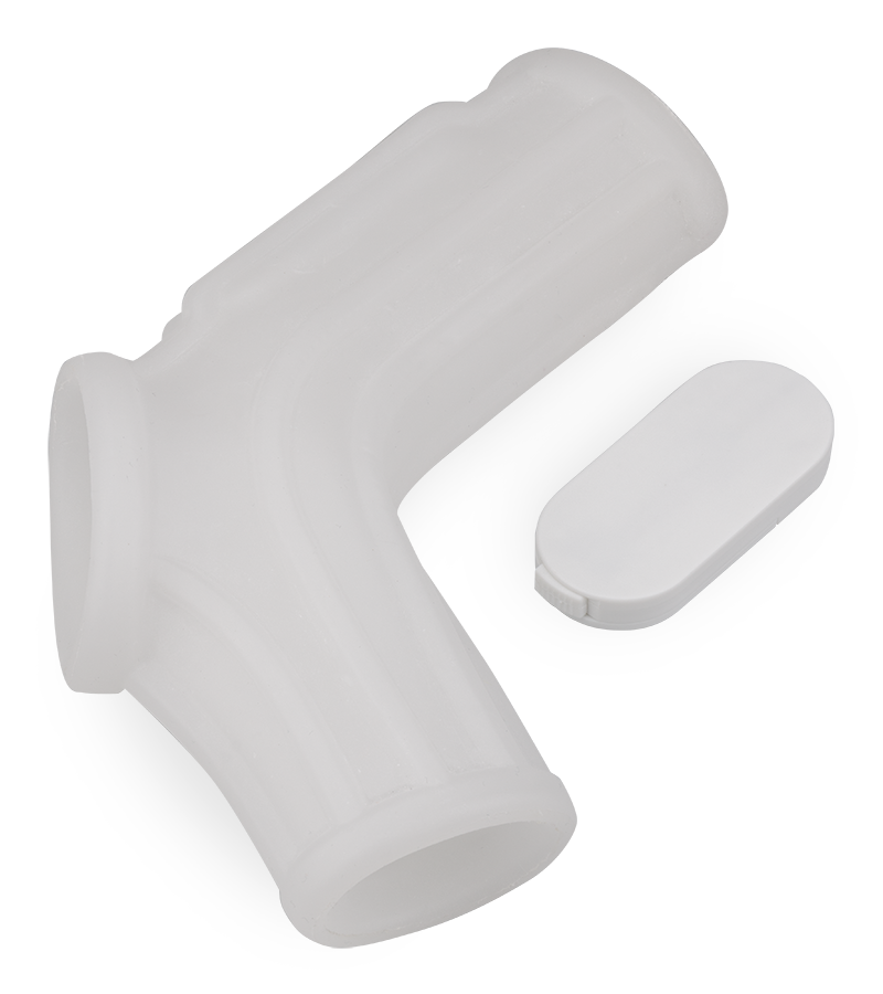 Gerillte Penismanschette mit Vibration Everest