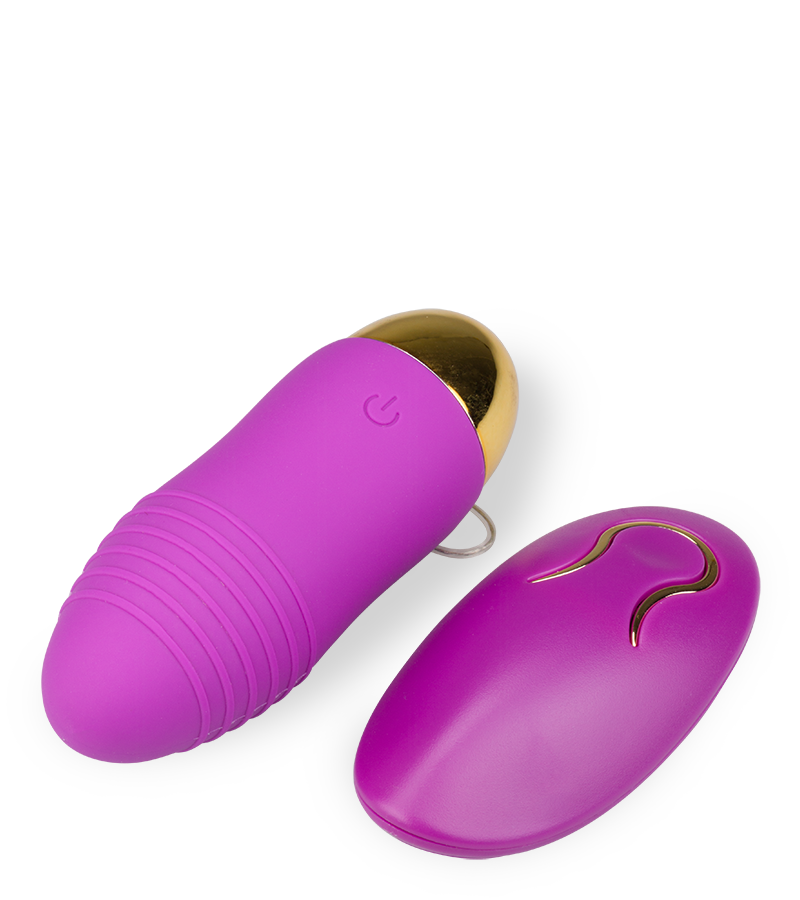 Gerilltes Vibro-Ei mit Funkfernbedienung 12 Modi