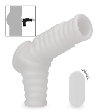 Laden Sie das Bild in den Galerie-Viewer, Gerippte Penismanschette mit Vibration Everest