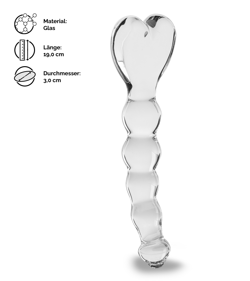 Glasdildo Love Arrow