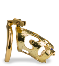 Laden Sie das Bild in den Galerie-Viewer, Goldfarbener Keuschheitsgürtel chinesische Astrologie Schwein