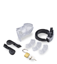 Laden Sie das Bild in den Galerie-Viewer, Größenverstellbarer Peniskäfig mit Schloss