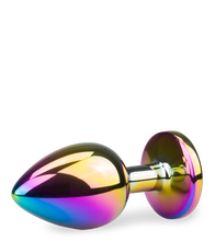 Laden Sie das Bild in den Galerie-Viewer, Großer Rosebud-Plug in Regenbogenfarben