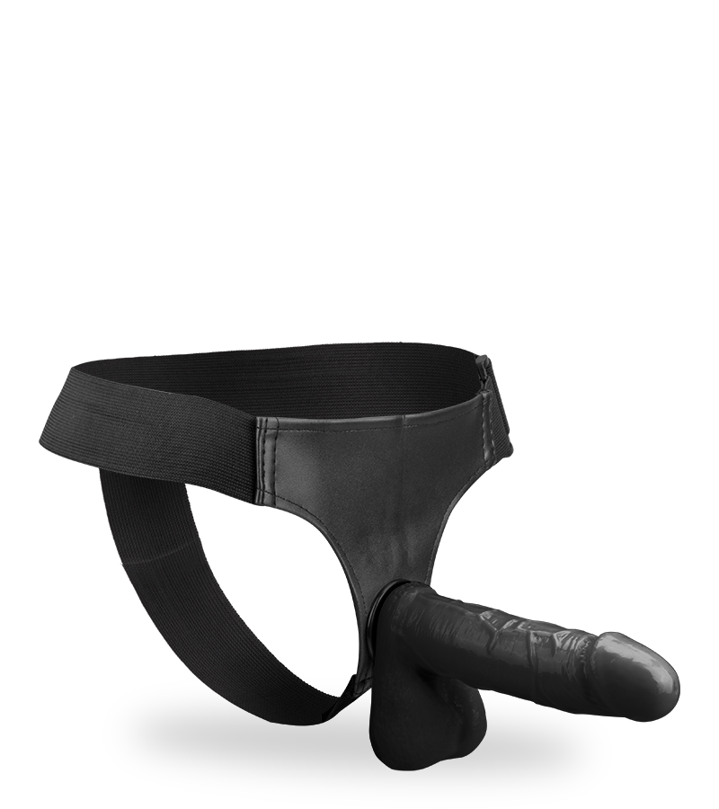 Großer Strapon-Dildo mit O-Ring