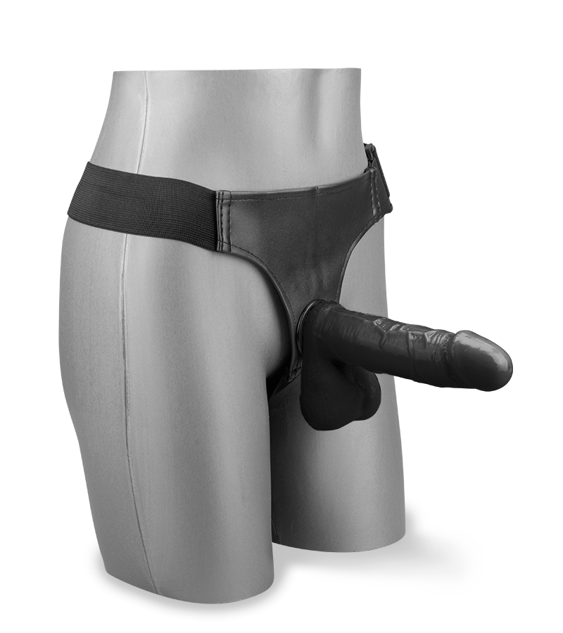 Großer Strapon-Dildo mit O-Ring