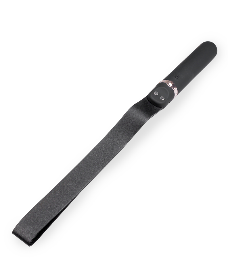 Gürtel-Flogger mit vibrierendem Griff