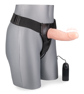 Hohler Dildo-Vibrator zum Umschnallen
