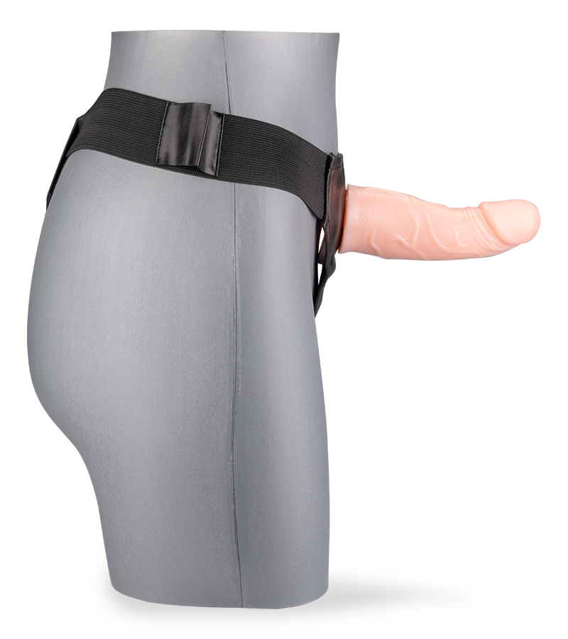Hohler Dildo-Vibrator zum Umschnallen