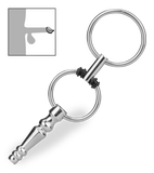 Hohler Harnröhrenplug mit Ringen Soyuz