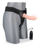 Hohler hautfarbener Umschnall-Vibrator Sascha