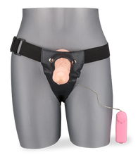 Laden Sie das Bild in den Galerie-Viewer, Hohler Strap-On-Dildo mit Vibration