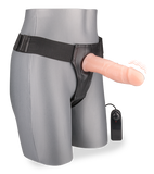 Hohler XXL-Umschnalldildo mit Vibration