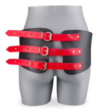 Laden Sie das Bild in den Galerie-Viewer, Hüfte-Handgelenk-Fessel aus Kunstleder