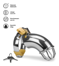 Laden Sie das Bild in den Galerie-Viewer, Keuschheitsgürtel für den Mann Turtleneck