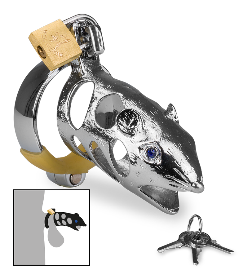 Keuschheitsgürtel mit chinesischem Sternzeichen Ratte