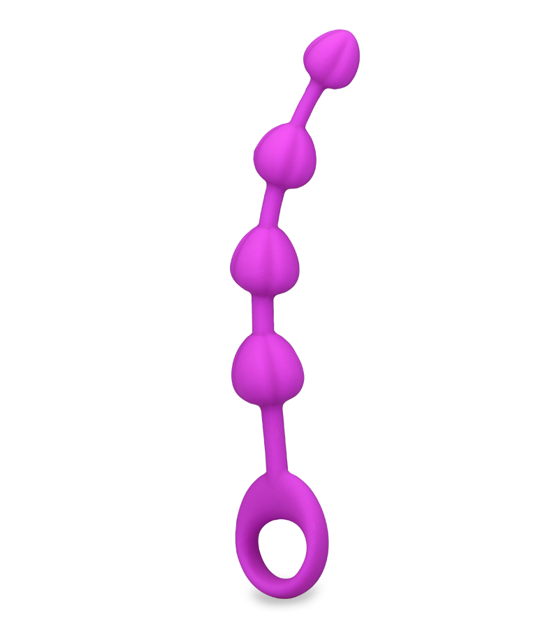 Kleine Analkette mit 4 Kugeln