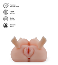 Laden Sie das Bild in den Galerie-Viewer, Kleine Taschenmuschi mit Vagina, Anus und Brüsten