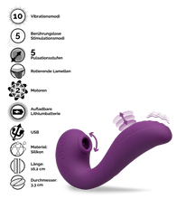 Laden Sie das Bild in den Galerie-Viewer, Klitoris- und G-Punkt-Stimulator Absolute