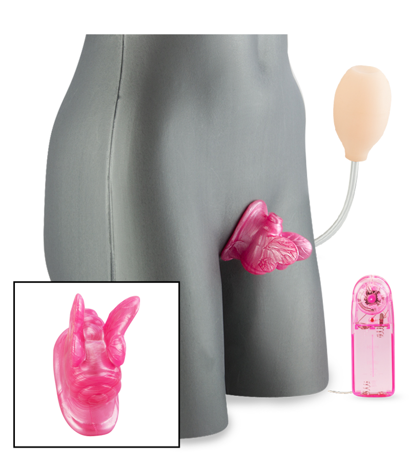 Klitorissauger mit Vibration und Pumpe