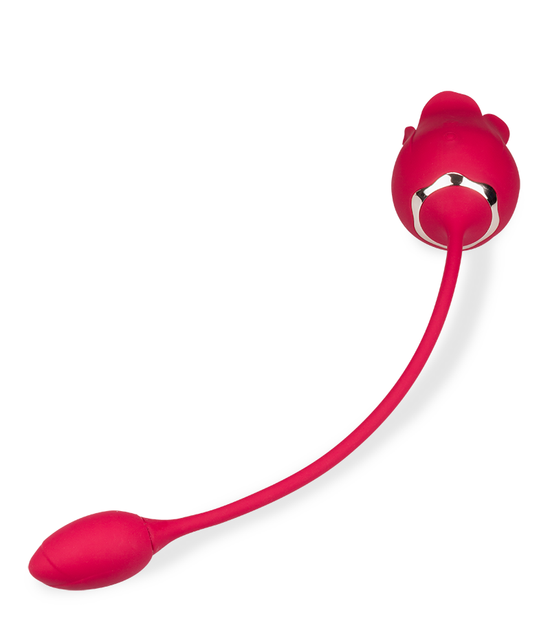 Klitorisstimulator mit Vibroei Blooming