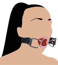 Laden Sie das Bild in den Galerie-Viewer, Knebelring und Mundspreizer Spider Bondage