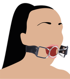 Knebelring und Mundspreizer Spider Bondage