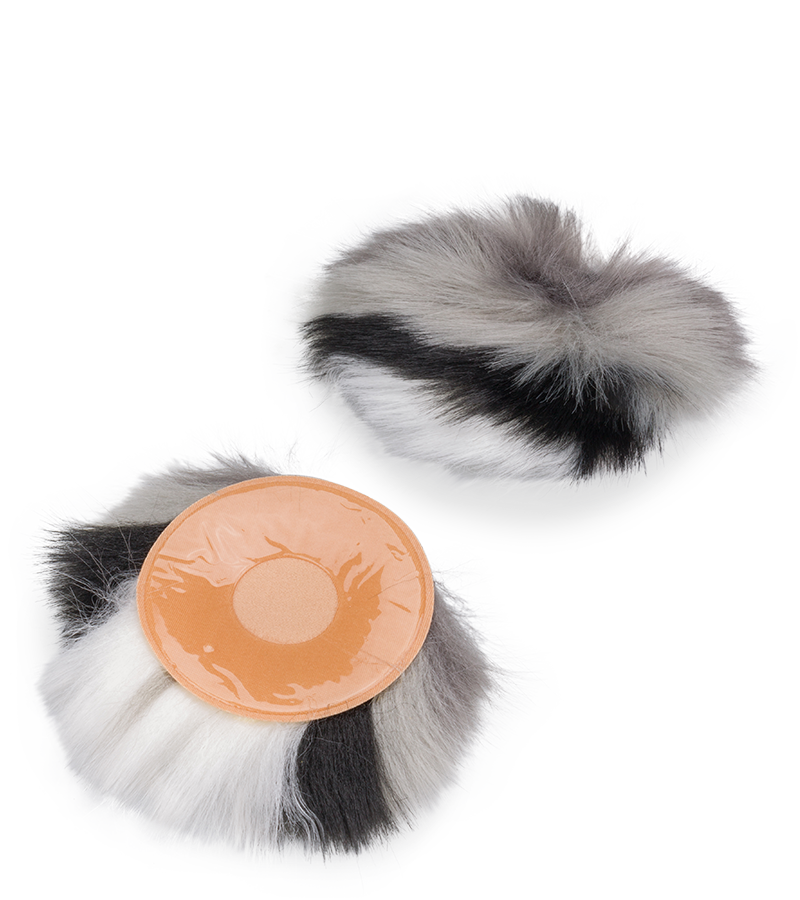 Kostüm-Set aus Kunstfell Katze