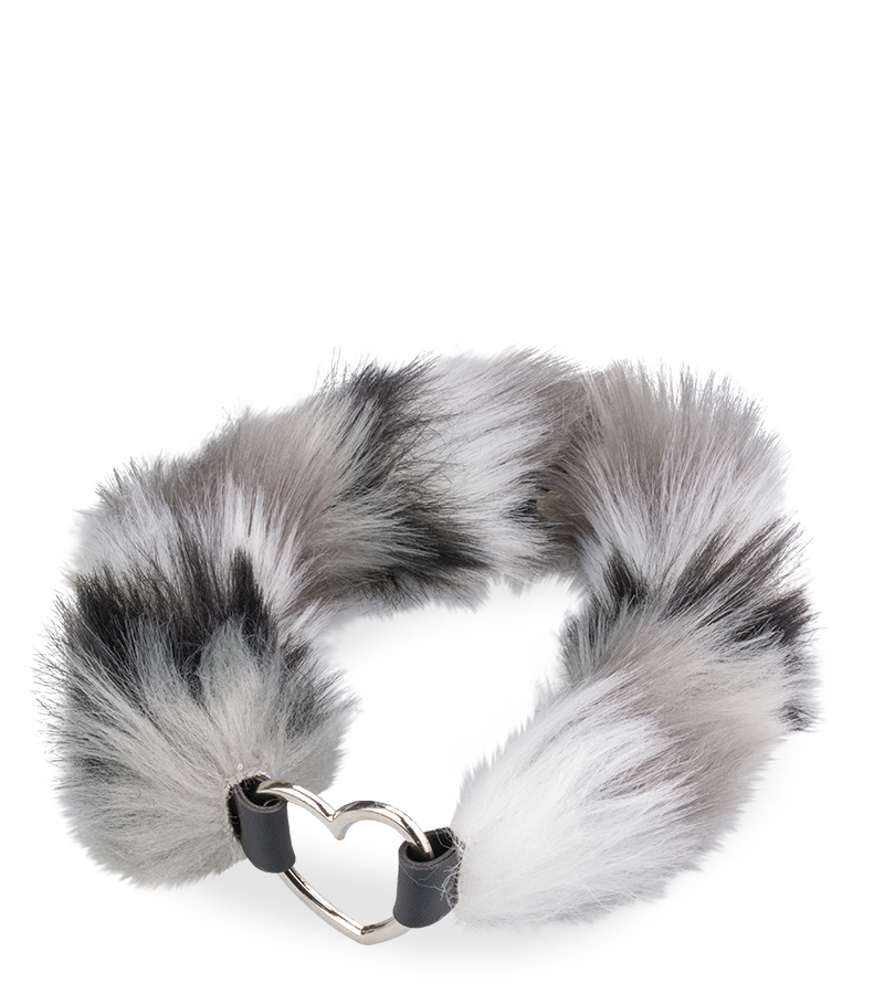 Kostüm-Set aus Kunstfell Katze