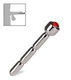 Kurzer Harnröhrendehner mit Strassstein