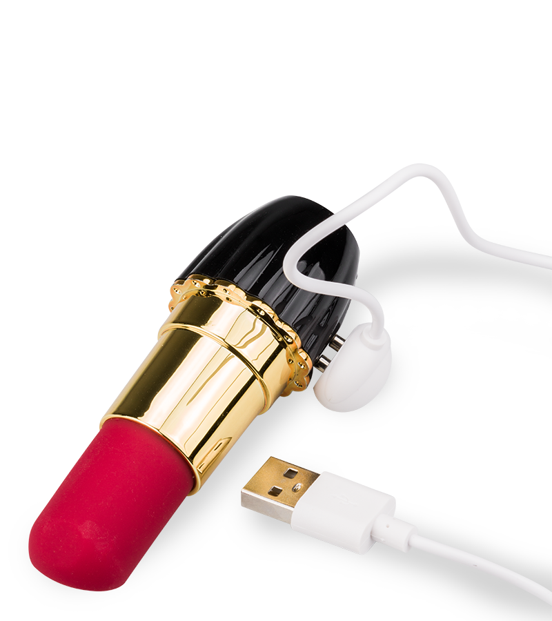 Lipstick Minivibrator mit USB und 8 Modi