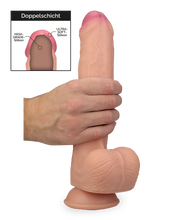 Laden Sie das Bild in den Galerie-Viewer, Liquid-Silicone-Dildo mit Saugnapf Hyper Dildo 29 cm
