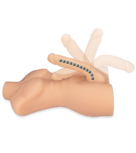 Laden Sie das Bild in den Galerie-Viewer, Männliche Silikonpuppe mit großem Dildo Theo