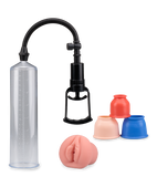 Manuelle Penispumpe mit Vagina-Aufsatz Foster