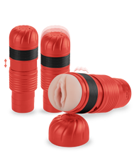 Laden Sie das Bild in den Galerie-Viewer, Manueller Teleskop-Masturbator mit Vibration