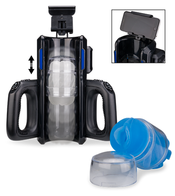 Masturbator mit Griffen und Smartphone-Halterung Prodigious Pro