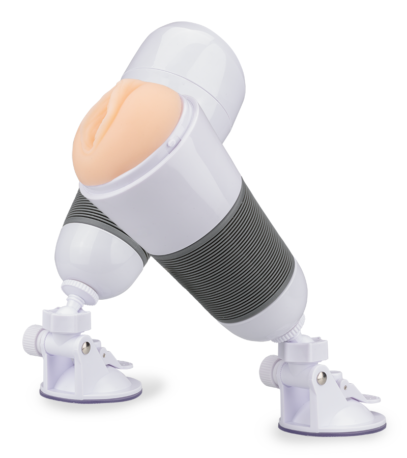 Masturbator mit Kunstvagina und Gelenk-Saugfuß