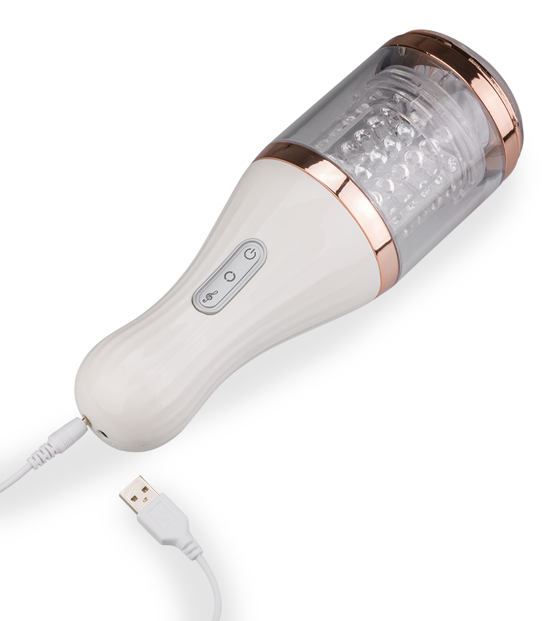 Masturbator mit Rotation und Audiofunktion Huzzah