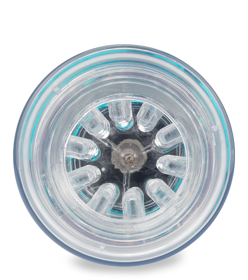 Masturbator mit Stoß- und Rotationsfunktion und Gelenk-Saugfuß Ricardo