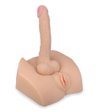 Masturbator mit Vagina und Dildo