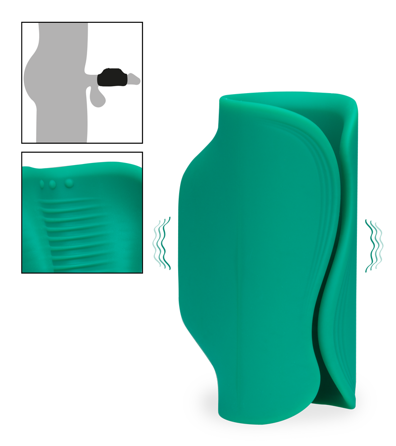 Masturbator mit Vibration mit 9 Modi Hurricane