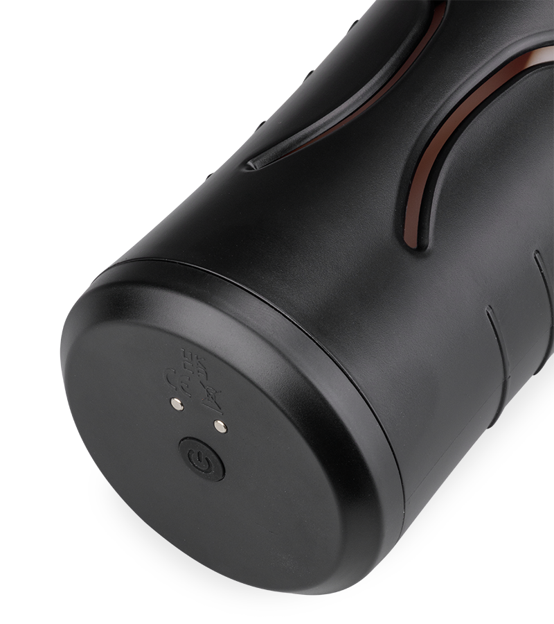 Masturbator mit Vibration und manuell regulierbarem Druck OMG