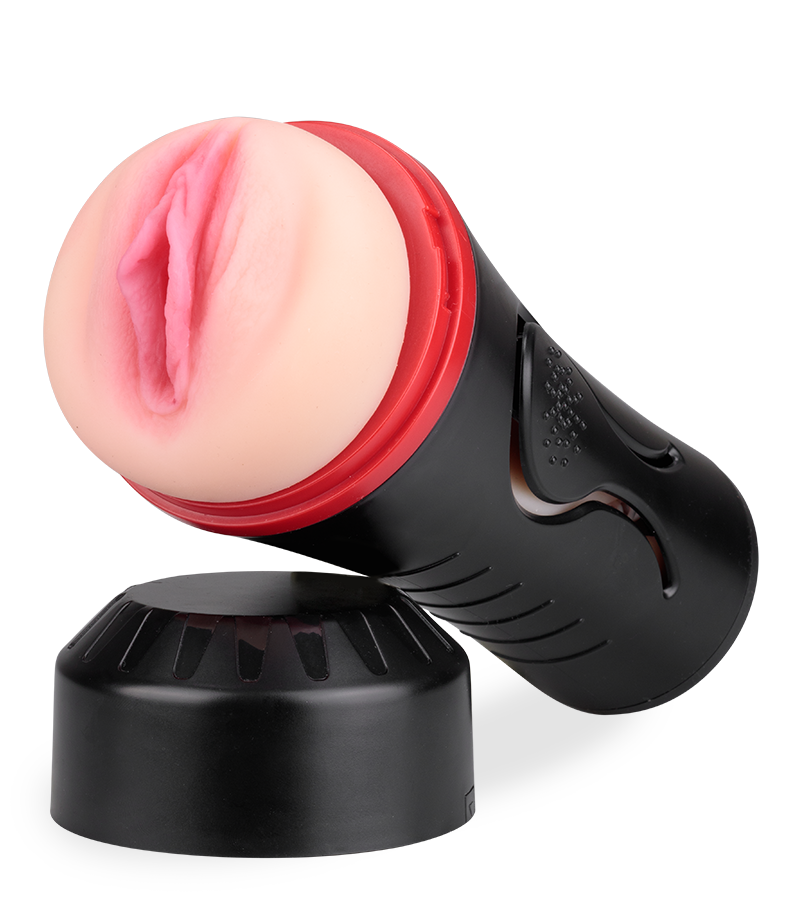 Masturbator mit Vibration und manuell regulierbarem Druck OMG